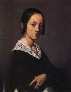 Jean Francois Millet Portrait of Fierden oil painting